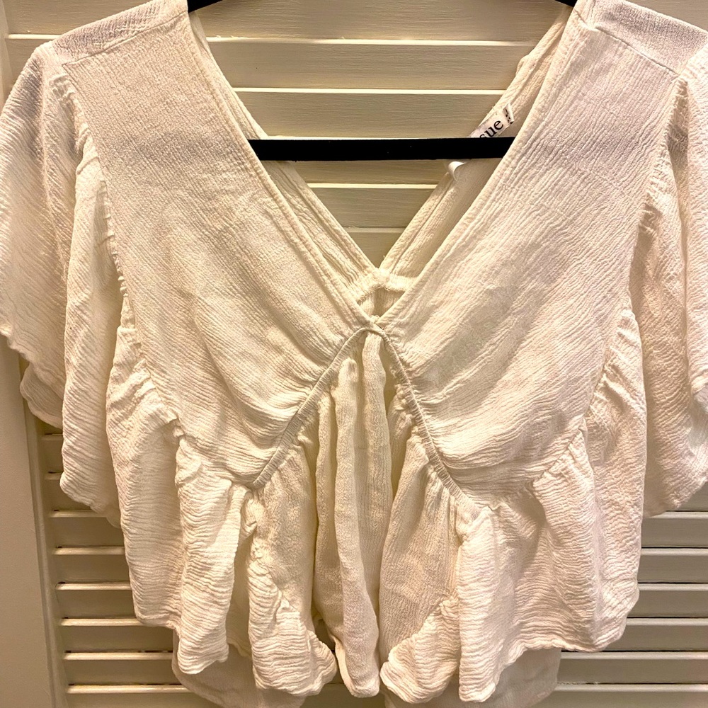 Cream Colored Summer Top